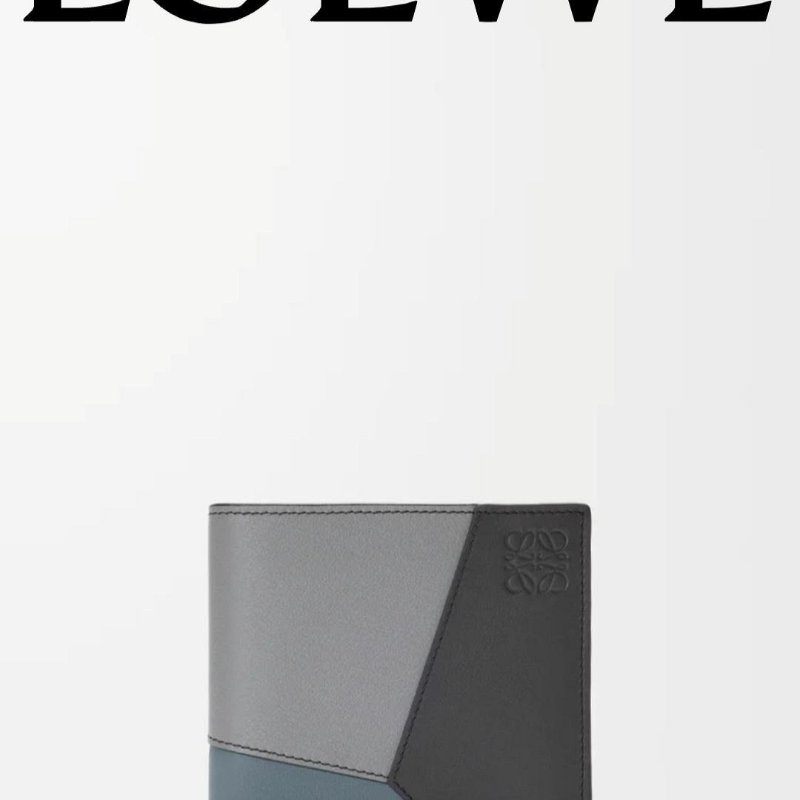 💎Han's house精品服飾💎 LOEWE 拼接 短夾-4
