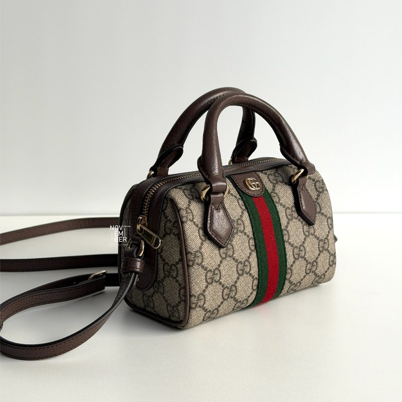 全配有購證🙌🏻 GUCCI 古馳 Ophidia 老花波士頓包 mini-1