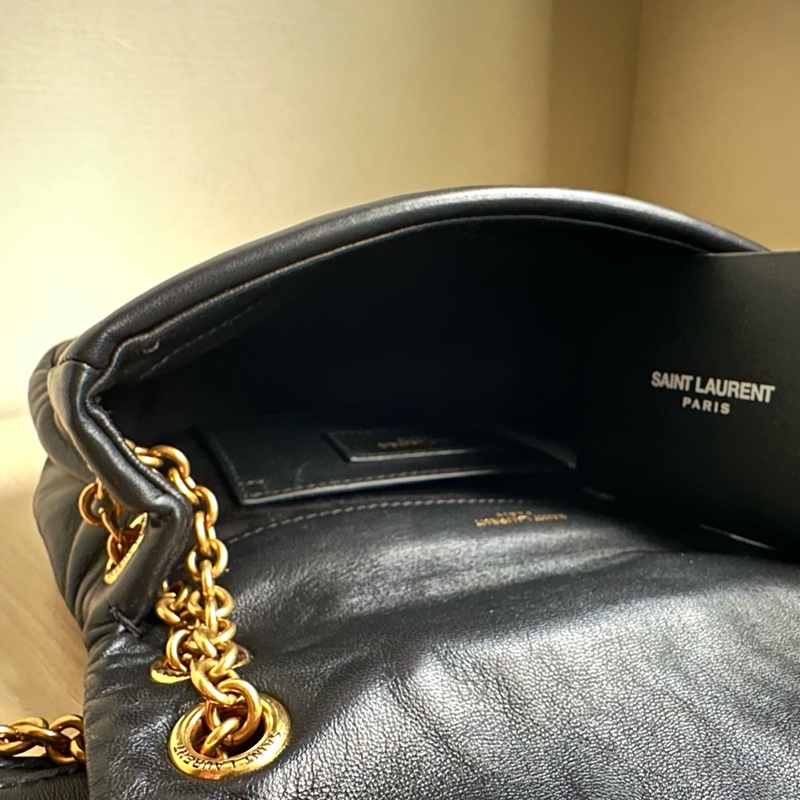 YSL SAINT LAURENT 4.3 Jamie Mini 迷你 羊皮 肩背包 斜背包 黑色 766754-9