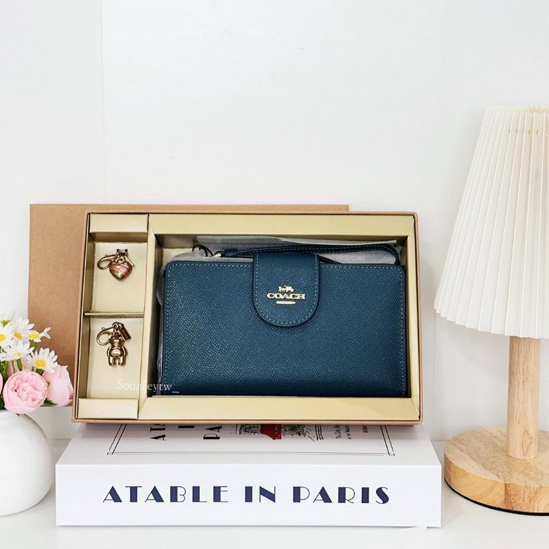 Coach 手掛 多功能長夾 禮盒組-0