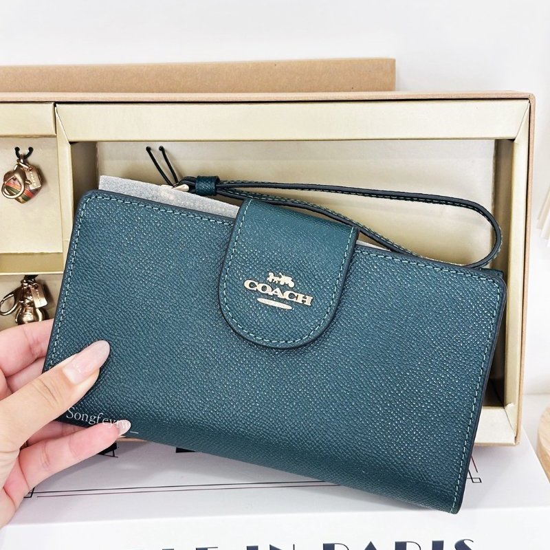 Coach 手掛 多功能長夾 禮盒組-2