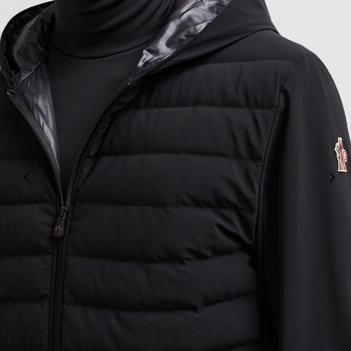 💎Han's house精品服飾💎moncler 羽絨 拼接 彈性 風衣 連帽 外套 滑雪系列 原價35000-2