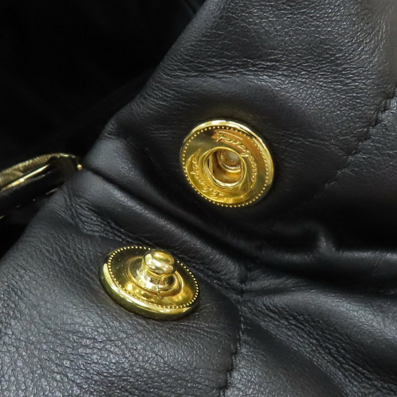 黑色 牛皮 肩背包【Salvatore Ferragamo 費拉格慕】-14