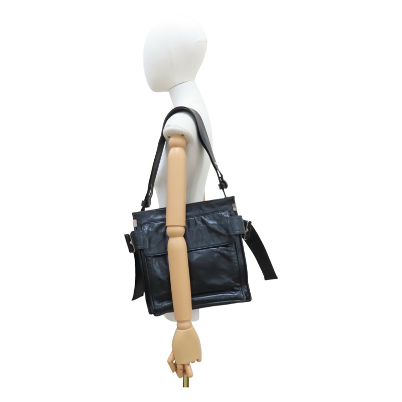 黑色 牛皮 Trench 肩背包 8092252【BURBERRY 巴寶莉】 8092252-9