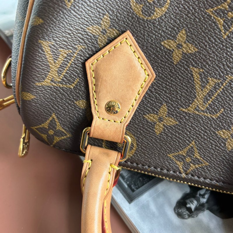 ::LOUIS VUITTON:: LV M45957 M46234 Speedy Bandoulière 20 米色-7
