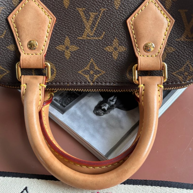 ::LOUIS VUITTON:: LV M45957 M46234 Speedy Bandoulière 20 米色-8