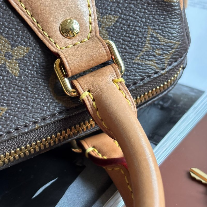 ::LOUIS VUITTON:: LV M45957 M46234 Speedy Bandoulière 20 米色-12