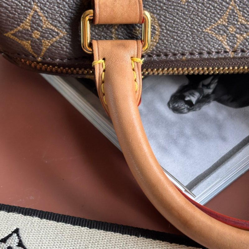 ::LOUIS VUITTON:: LV M45957 M46234 Speedy Bandoulière 20 米色-19