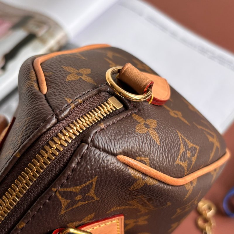 ::LOUIS VUITTON:: LV M45957 M46234 Speedy Bandoulière 20 米色-32