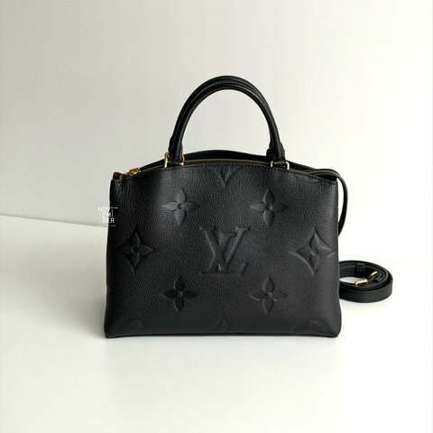 99新🆕 Louis Vuitton LV 路易威登 Petit Palais 黑壓紋