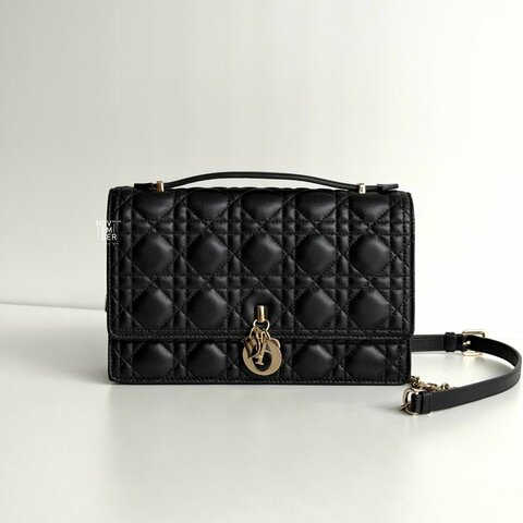 99新🆕 Dior 迪奧 Top Handle 黑金