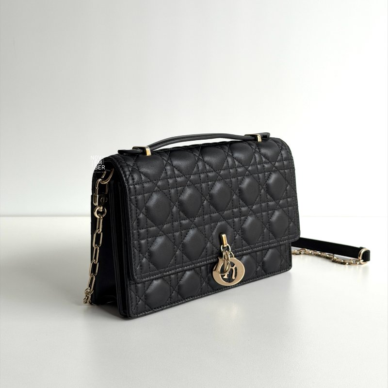 99新🆕 Dior 迪奧 Top Handle 黑金-1