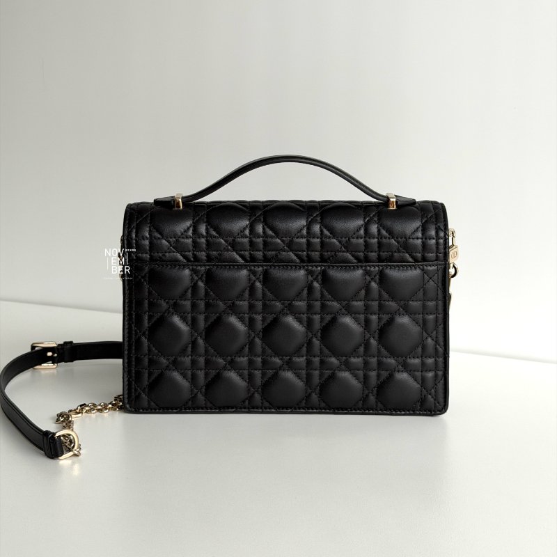 99新🆕 Dior 迪奧 Top Handle 黑金-6