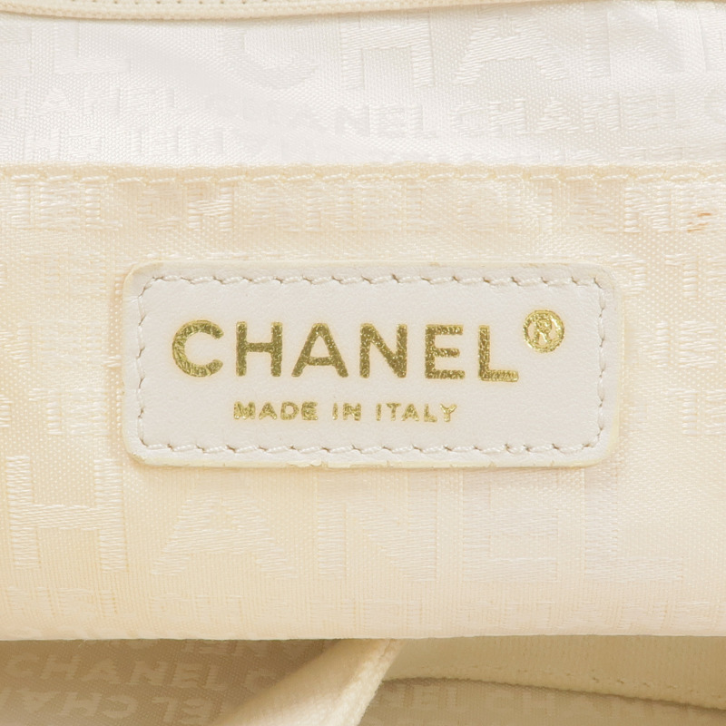 CHANEL 帆布Tote Bag金扣手挽袋-10