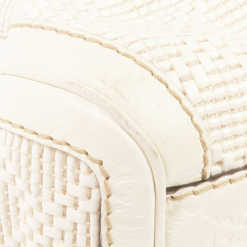 GUCCI 牛皮皮革Sukey Handbag銀扣手挽袋-6