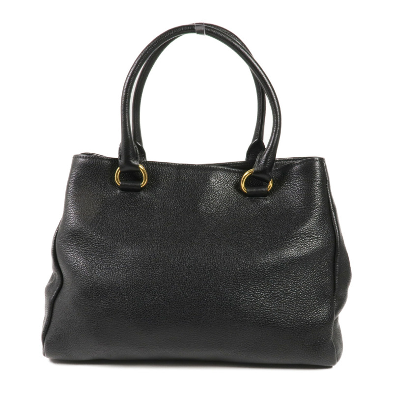 PRADA 牛皮皮革2 Way Shoulder金扣手挽肩背兩用袋-1