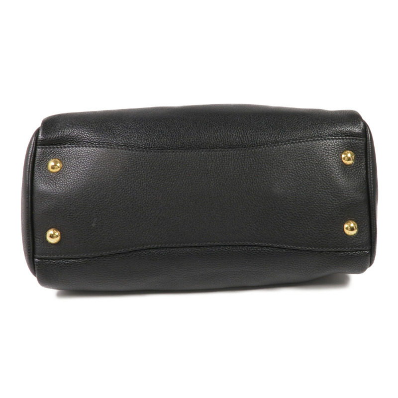 PRADA 牛皮皮革2 Way Shoulder金扣手挽肩背兩用袋-3