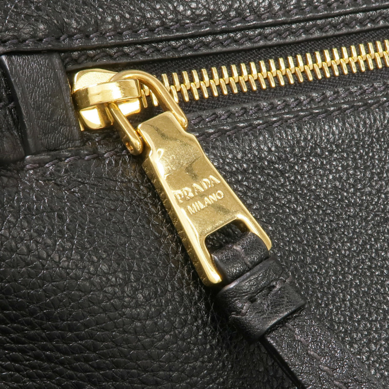 PRADA 牛皮皮革2 Way Shoulder金扣手挽肩背兩用袋-11