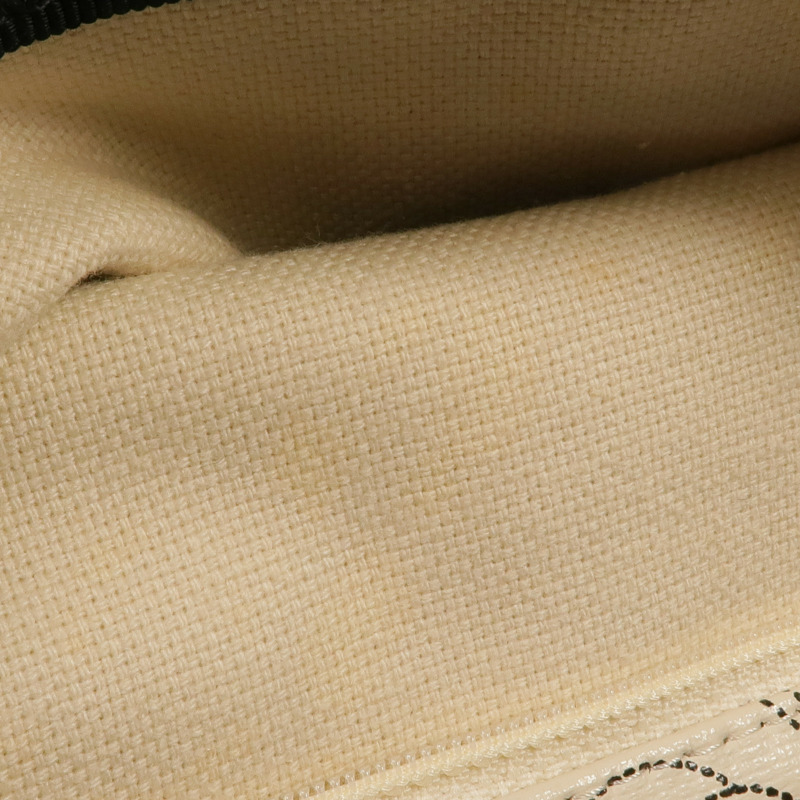 CHANEL 塗層帆布2 Way Tote銀扣手挽肩背兩用袋-13