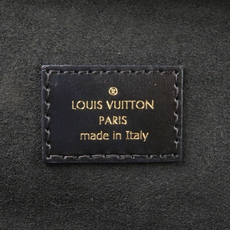 LOUIS VUITTON Monogram/Monogram Reverse Vanity PM金扣手挽肩背兩用袋棕色-14