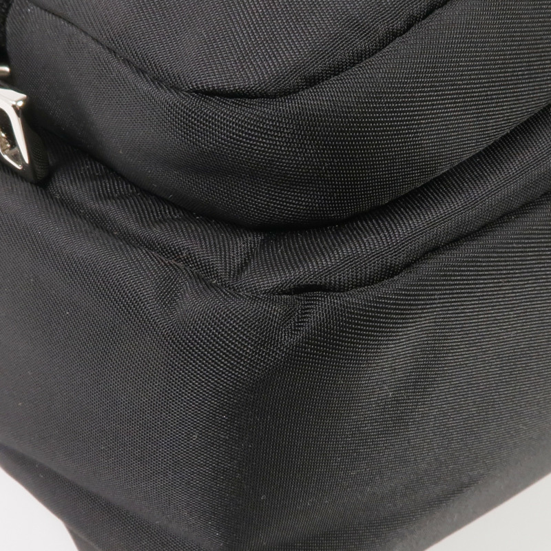 PRADA 尼龍/皮革Shoulder Bag銀扣肩背袋-6