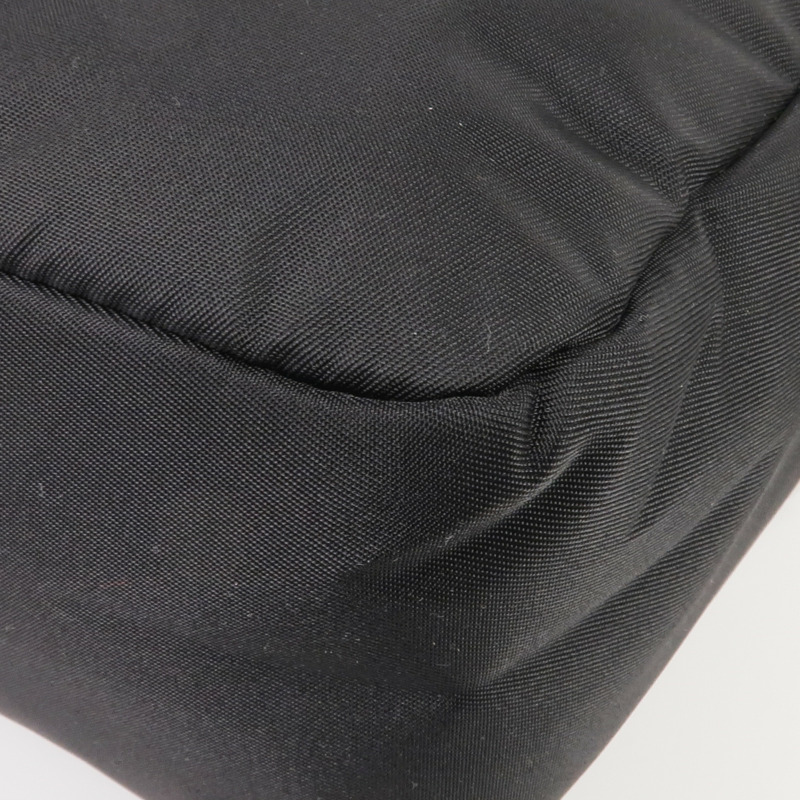 PRADA 尼龍/皮革Shoulder Bag銀扣肩背袋-7