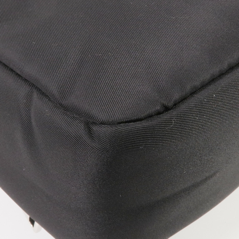 PRADA 尼龍/皮革Shoulder Bag銀扣肩背袋-8