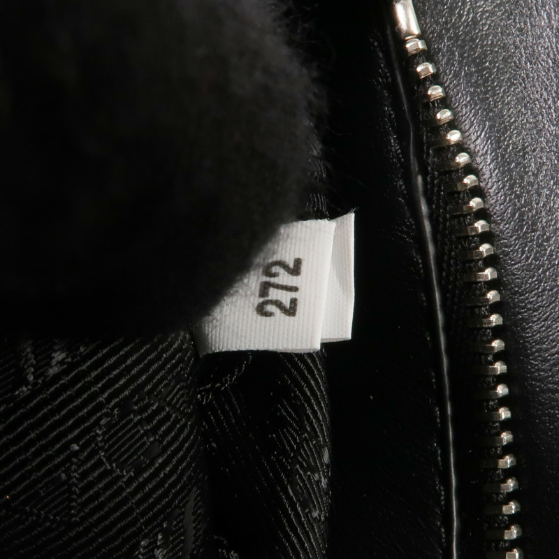 PRADA 尼龍/皮革Shoulder Bag銀扣肩背袋-15