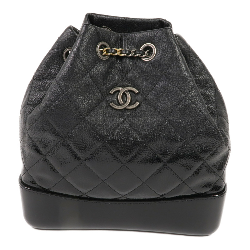 CHANEL 牛皮皮革Gabrielle Backpack背包-0