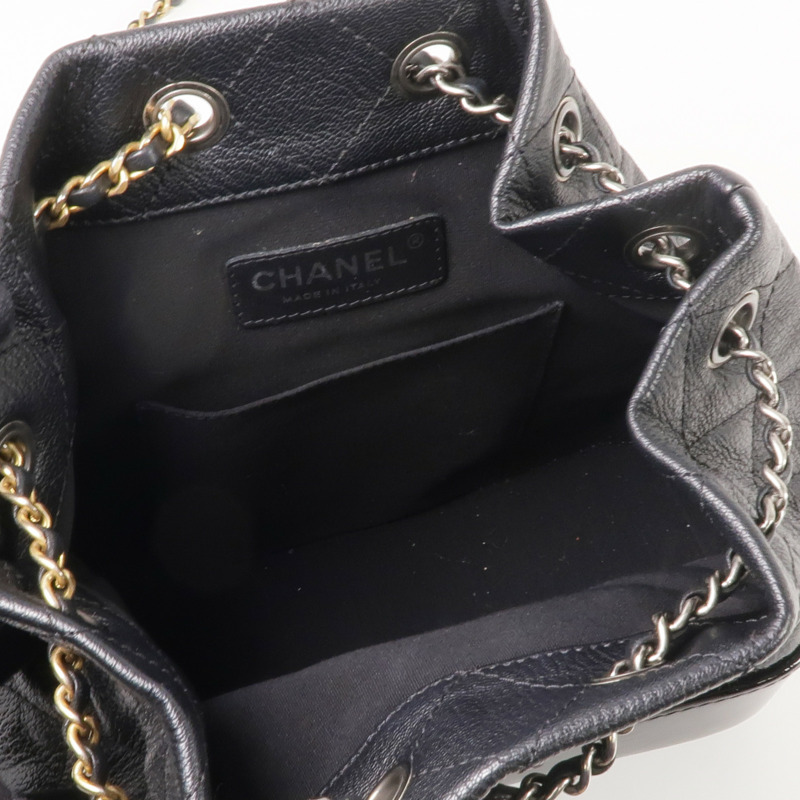 CHANEL 牛皮皮革Gabrielle Backpack背包-11