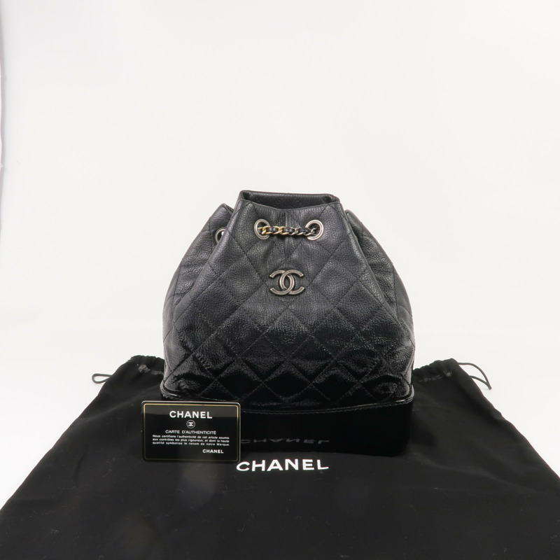 CHANEL 牛皮皮革Gabrielle Backpack背包-14