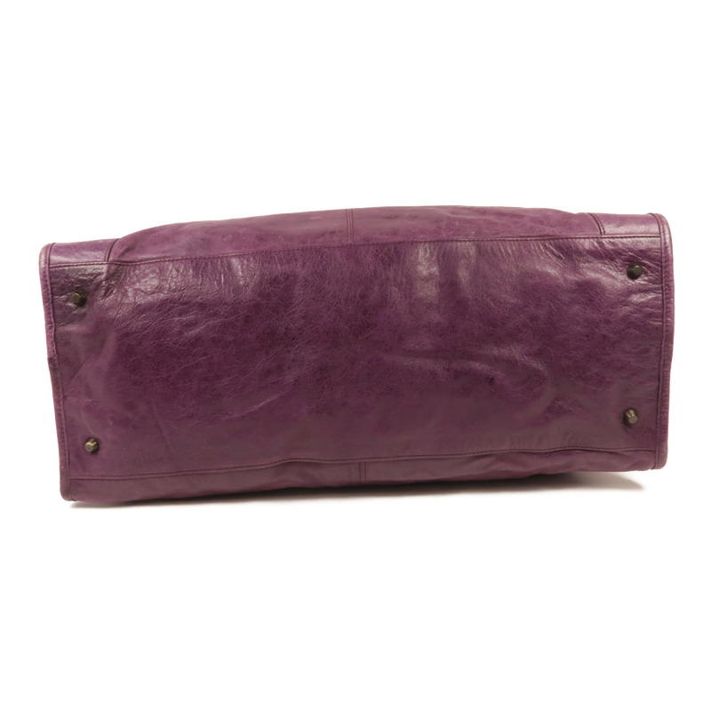 BALENCIAGA 皮革The Work Handbag金扣手挽袋-3