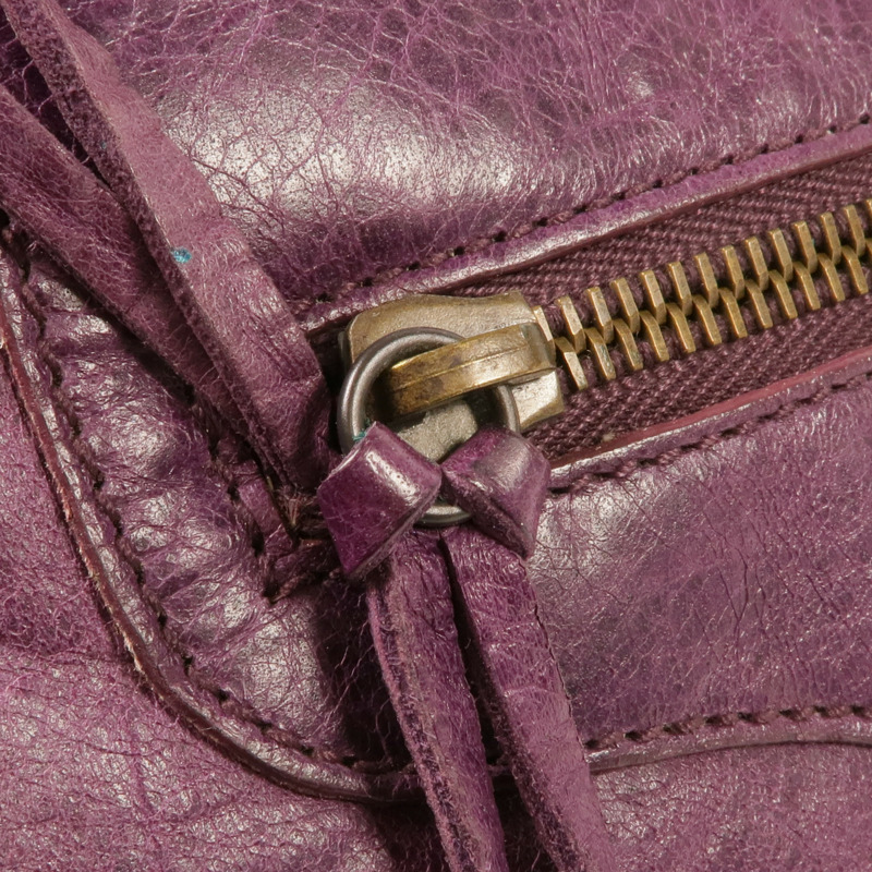 BALENCIAGA 皮革The Work Handbag金扣手挽袋-6