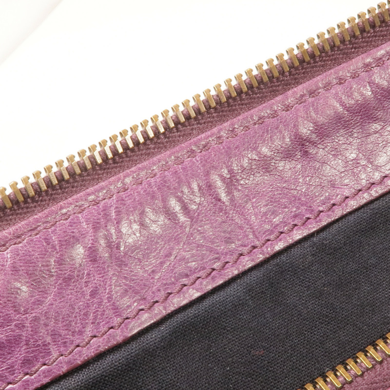 BALENCIAGA 皮革The Work Handbag金扣手挽袋-19