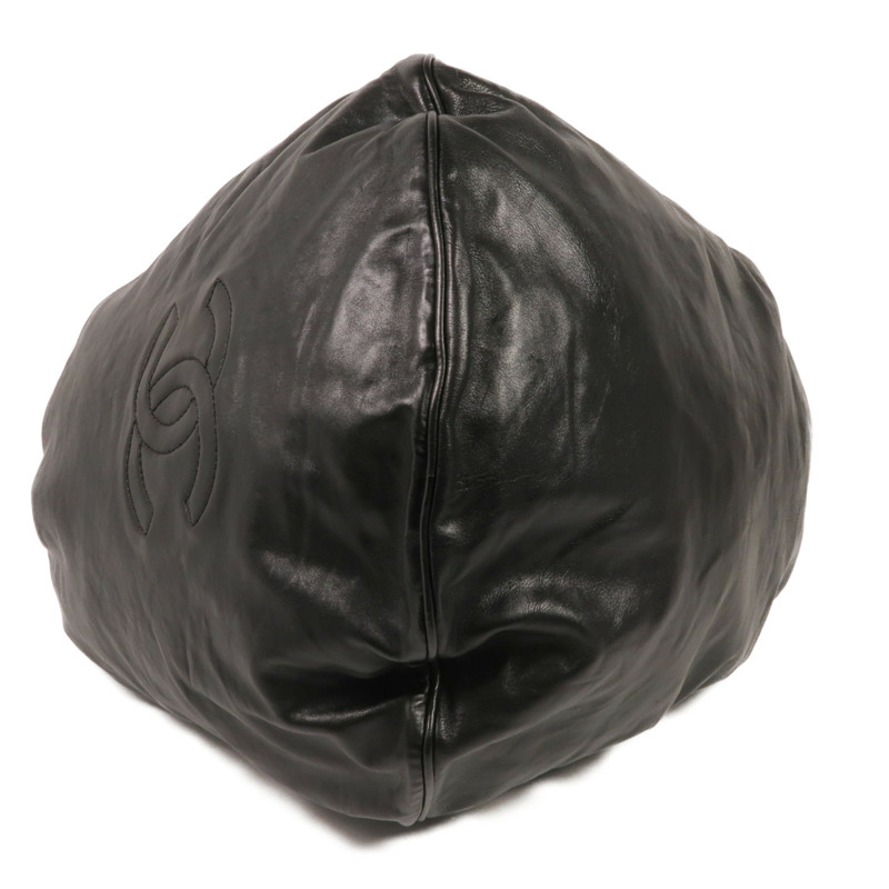 CHANEL 牛皮皮革Shoulder Bag銀扣肩背袋-3