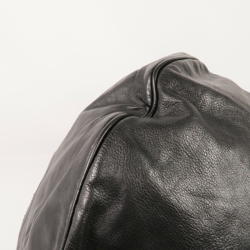 CHANEL 牛皮皮革Shoulder Bag銀扣肩背袋-5