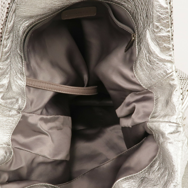 CHANEL 牛皮皮革2 Way Shoulder銀扣手挽肩背兩用袋-10