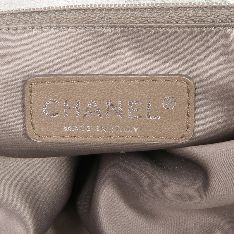 CHANEL 牛皮皮革2 Way Shoulder銀扣手挽肩背兩用袋-11