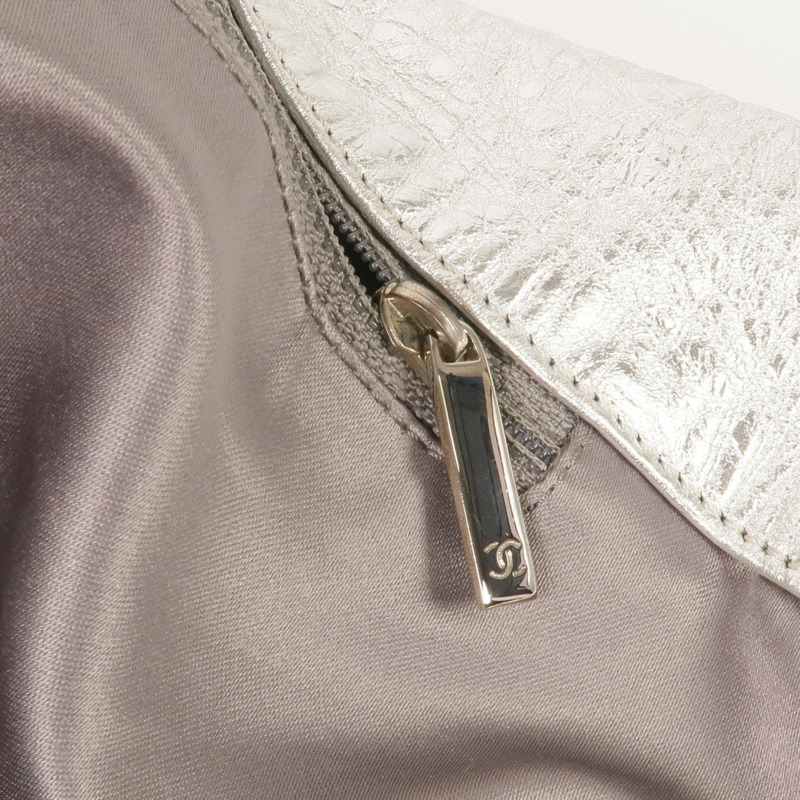 CHANEL 牛皮皮革2 Way Shoulder銀扣手挽肩背兩用袋-13