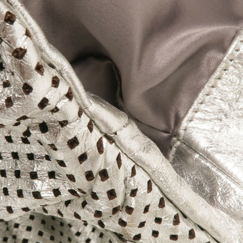 CHANEL 牛皮皮革2 Way Shoulder銀扣手挽肩背兩用袋-14