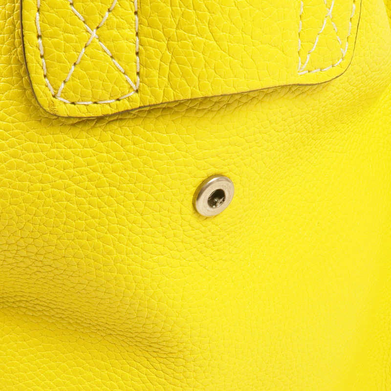 CELINE 牛皮皮革Mini Luggage銀扣手挽袋-11