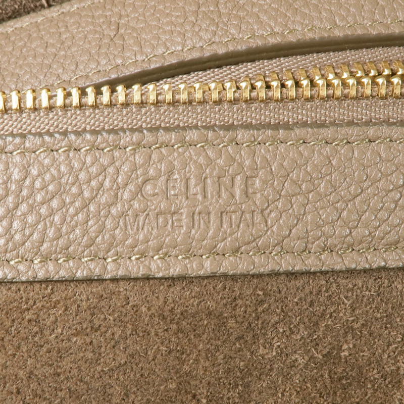 CELINE 皮革Small Cabas Phantom金扣肩背袋/手挽袋-12