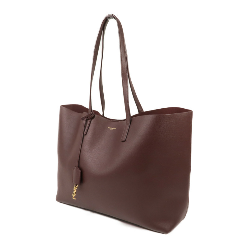 YVES SAINT LAURENT 牛皮皮革Shoulder Tote金扣肩背袋/手挽袋-2