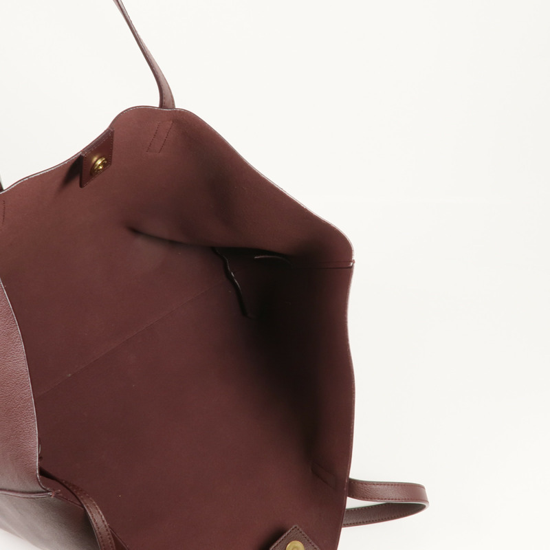 YVES SAINT LAURENT 牛皮皮革Shoulder Tote金扣肩背袋/手挽袋-10