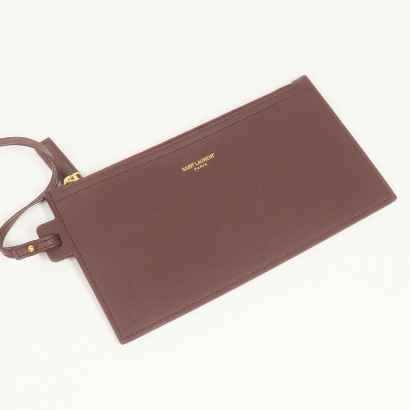 YVES SAINT LAURENT 牛皮皮革Shoulder Tote金扣肩背袋/手挽袋-14