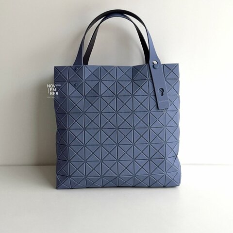 全新🩵 BAO BAO 三宅一生 霧霾藍小八格托特包