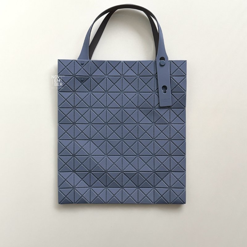 全新🩵 BAO BAO 三宅一生 霧霾藍小八格托特包-4