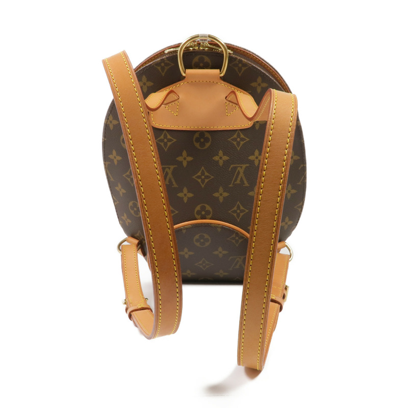 LOUIS VUITTON Monogram Ellipse Sac A Dos Backpack金扣背包棕色-1