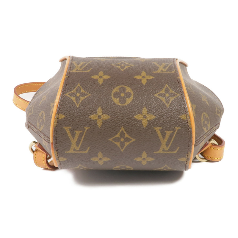 LOUIS VUITTON Monogram Ellipse Sac A Dos Backpack金扣背包棕色-4