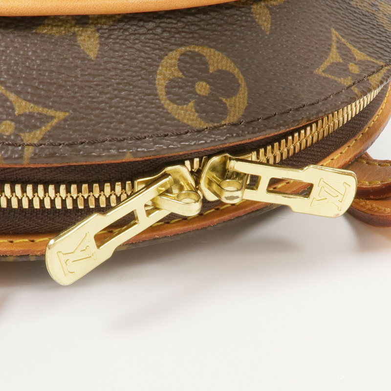 LOUIS VUITTON Monogram Ellipse Sac A Dos Backpack金扣背包棕色-12
